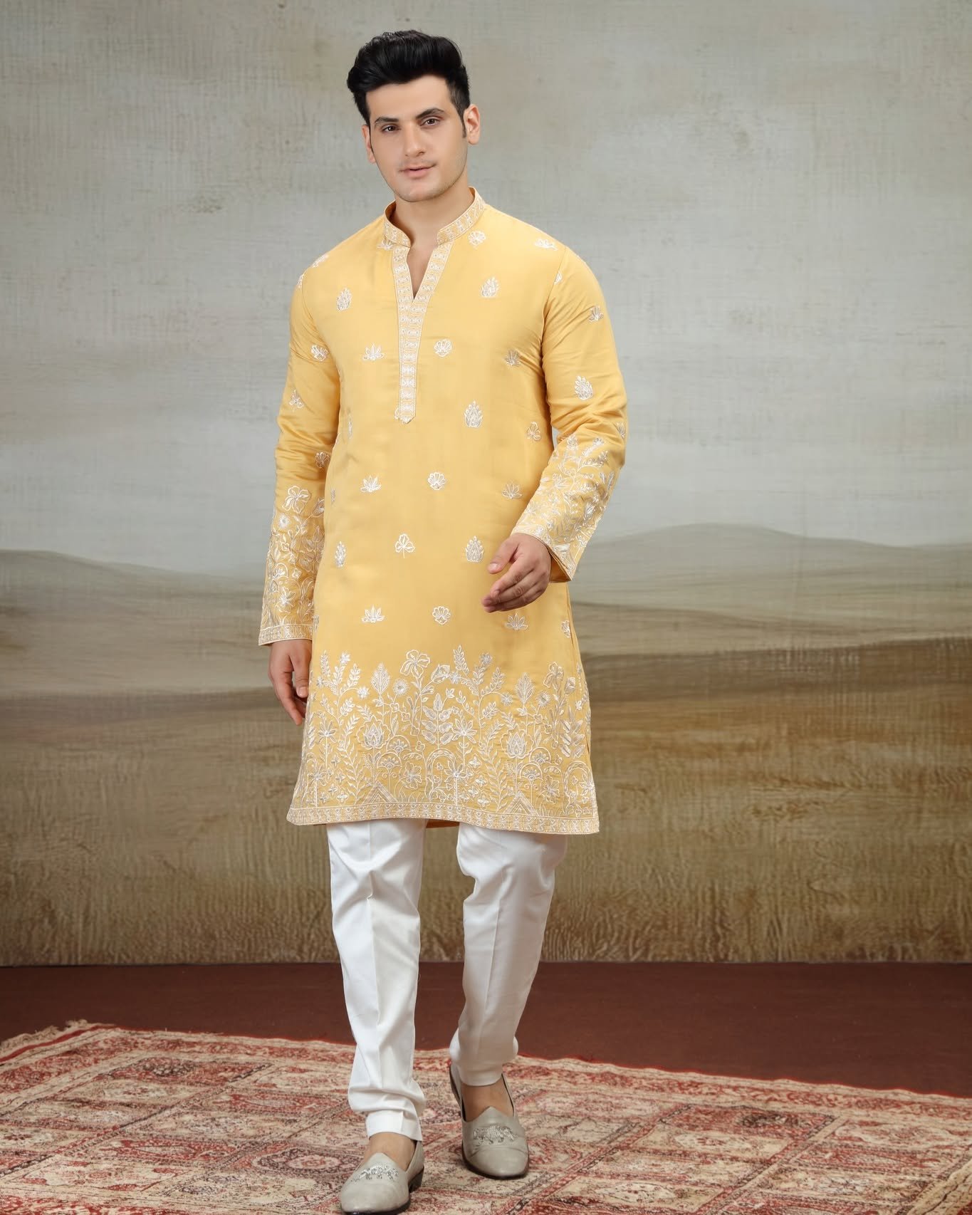 Royal Elegance in Yellow